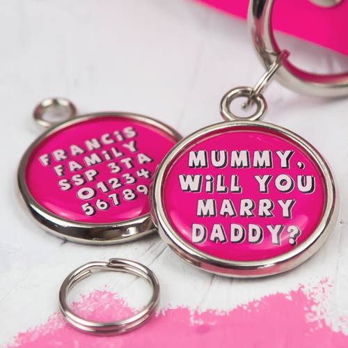 Marriage Proposal Dog Tag