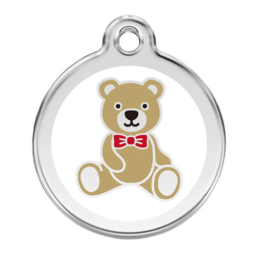 Medium Dog ID Tag - Teddy Bear