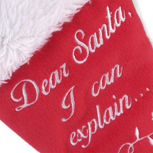 Merry Woofmas Stocking & Bone Dog Toys