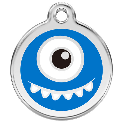 Large Dog ID Tag - Monster