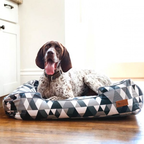 Mosaic Tuxedo Lounge Dog Bed