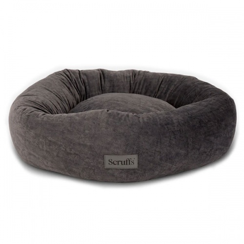 Oslo Ring Dog Bed - Stone Grey