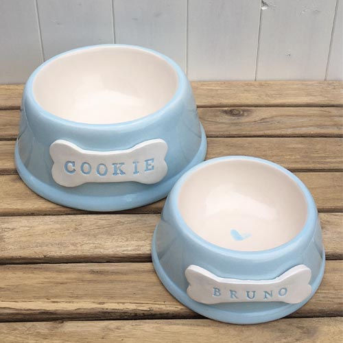 Personalised Dog Bowl - Pastels