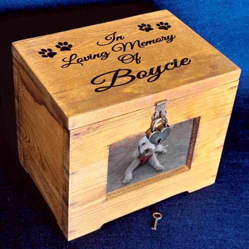 Personalised Photo Pet Keepsake Box
