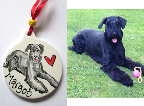 Personalised Ceramic Dog Decoration