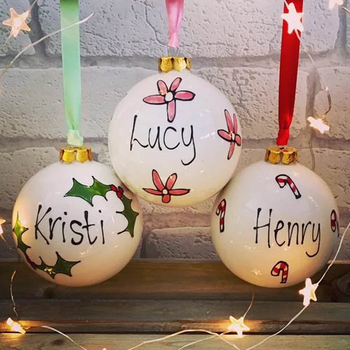 Personalised Christmas Tree Bauble