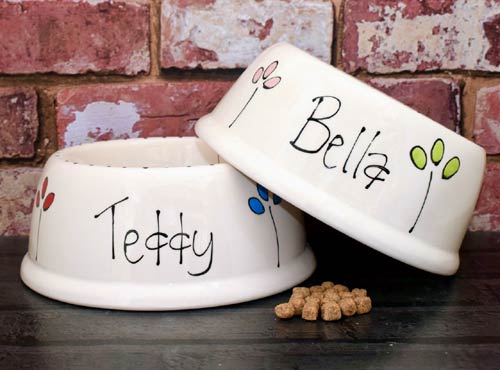 Personalised Dog Bowl - Petal