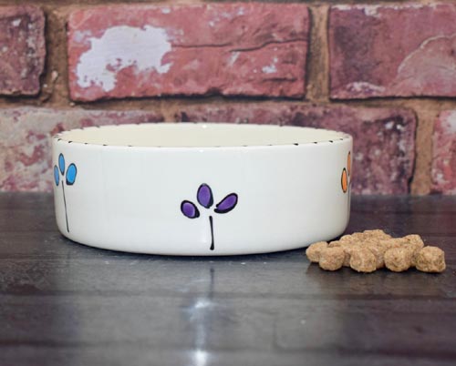 Personalised Dog Bowl - Petal