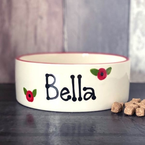 Personalised Dog Bowl - Poppy