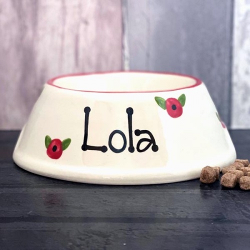 Personalised Dog Bowl - Poppy