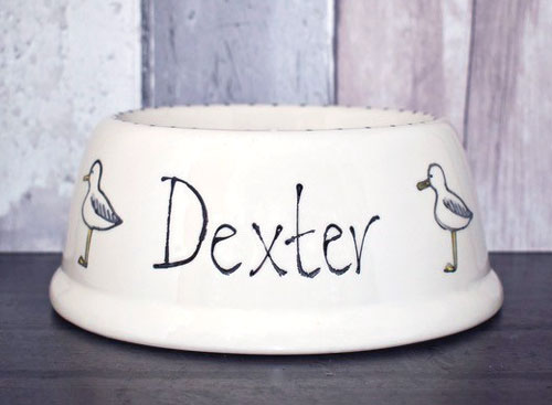 Personalised Dog Bowl - Seagull