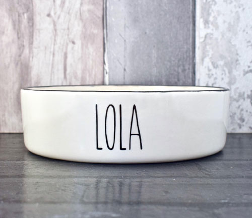 Personalised Dog Bowl - Skinny