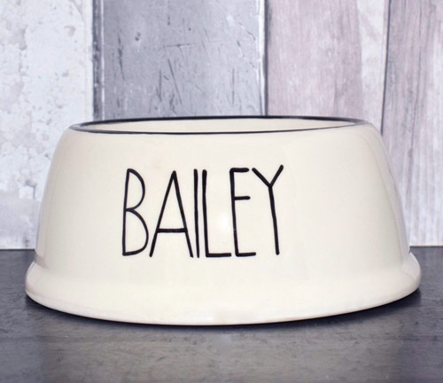 Personalised Dog Bowl - Skinny