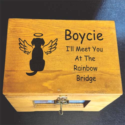 Personalised Photo Pet Keepsake Box