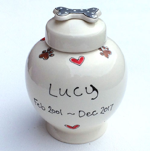 Personalised Portrait Dog Urn