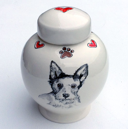 Personalised Portrait Dog Urn