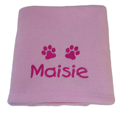 Personalised Puppy Blanket
