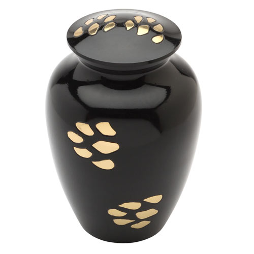 Bedford Black Cremation Pet Ashes Urn