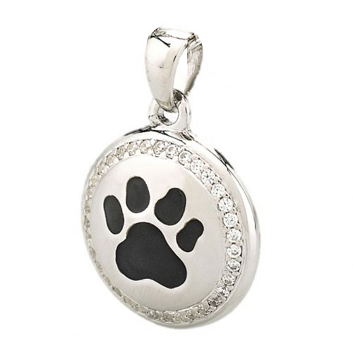 Belgravia Pet Ashes Pendant - Paw Print