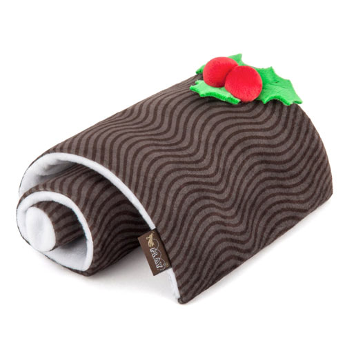 Holiday Yule Log Dog Toy