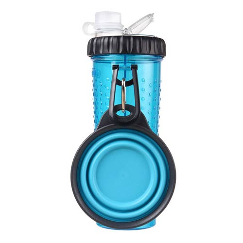 Snack-Duo Dog Water & Treat Bottle