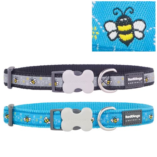 bumble bee dog collar