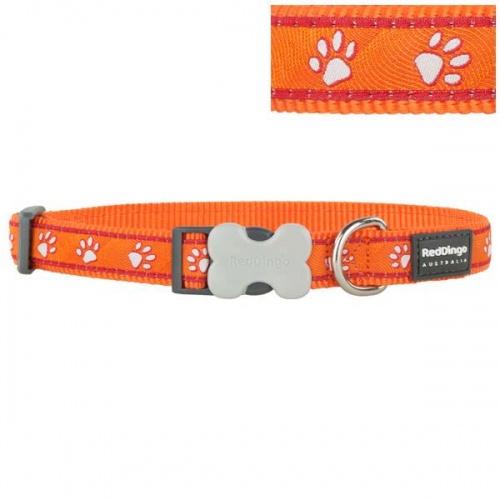Red Dingo Dog Collar Desert Paws Orange