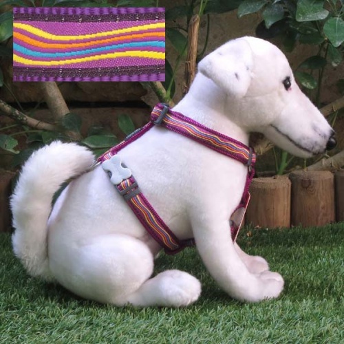 Red Dingo Dog Harness Dreamstream Purple