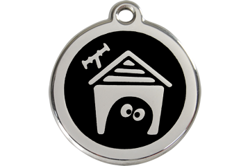 Medium Dog ID Tag - Dog House