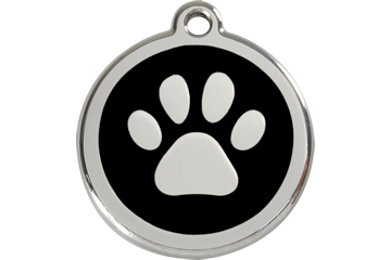 Small Dog ID Tag - Paw Print