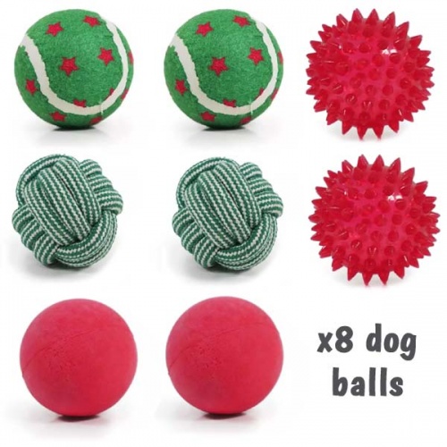 Dog Ball Christmas Gift Pack