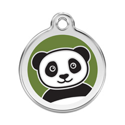Small Dog ID Tag - Panda