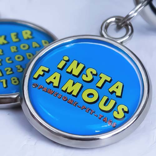Printed Pet Tag - Insta Famous
