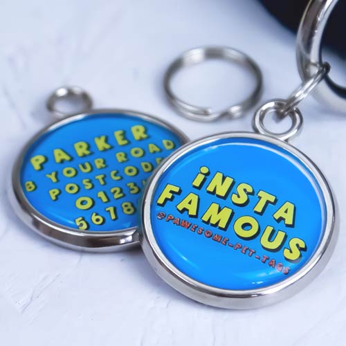 Printed Pet Tag - Insta Famous