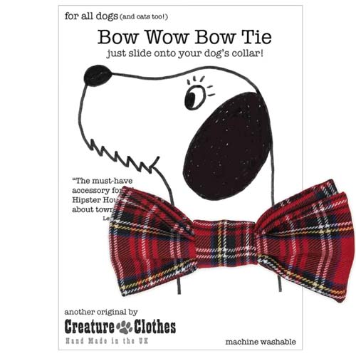 Tartan Dog Bow Tie