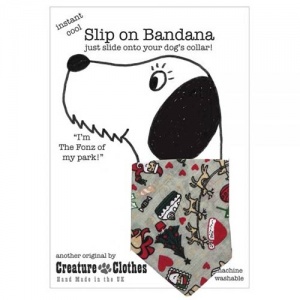 Christmas Dog Bandana - Santa & Rudolph