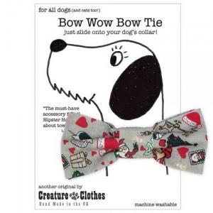 Christmas Dog Bow Tie Santa & Rudolph