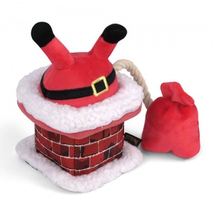 Christmas Dog Toy - Clumsy Claus