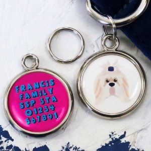 Dog Breed Pet Tag - Shih Tzu