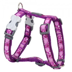 Red Dingo Dog Harness Breezy Love Purple