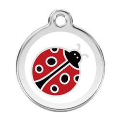 Medium Dog ID Tag - Ladybug