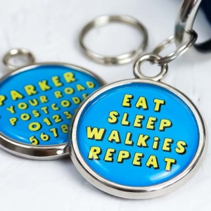 Dog Tag - Eat Sleep Walkies Repeat