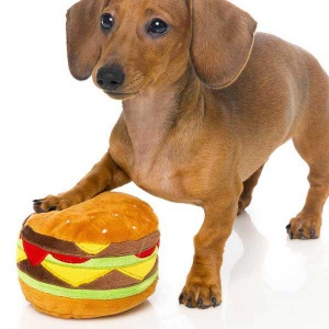 FuzzYard Dog Toy - Hamburger