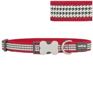 Red Dingo Dog Collar Fang-It Red