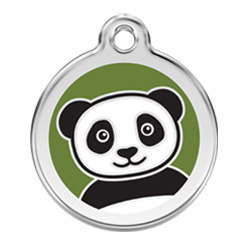 Medium Dog ID Tag - Panda