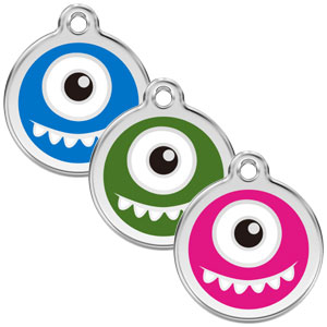 Medium Dog ID Tag - Monster