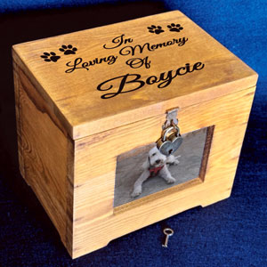 Personalised Photo Pet Keepsake Box