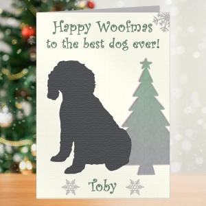 Personalised Christmas Card to the Dog