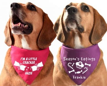 Personalised Christmas Dog Bandana