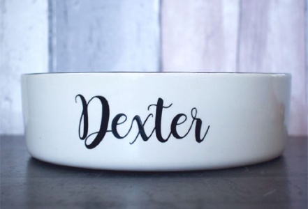 Personalised Dog Bowl - Script